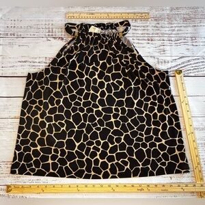 Michael Kors Animal Print Halter Top